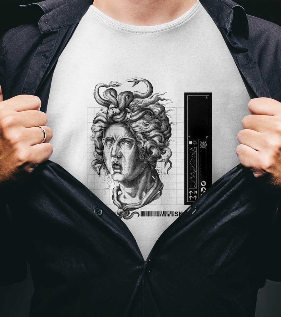 Medusa Snake King T-Shirt