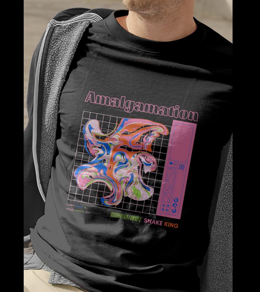 Amalgamation Snake King Distortion T-Shirt
