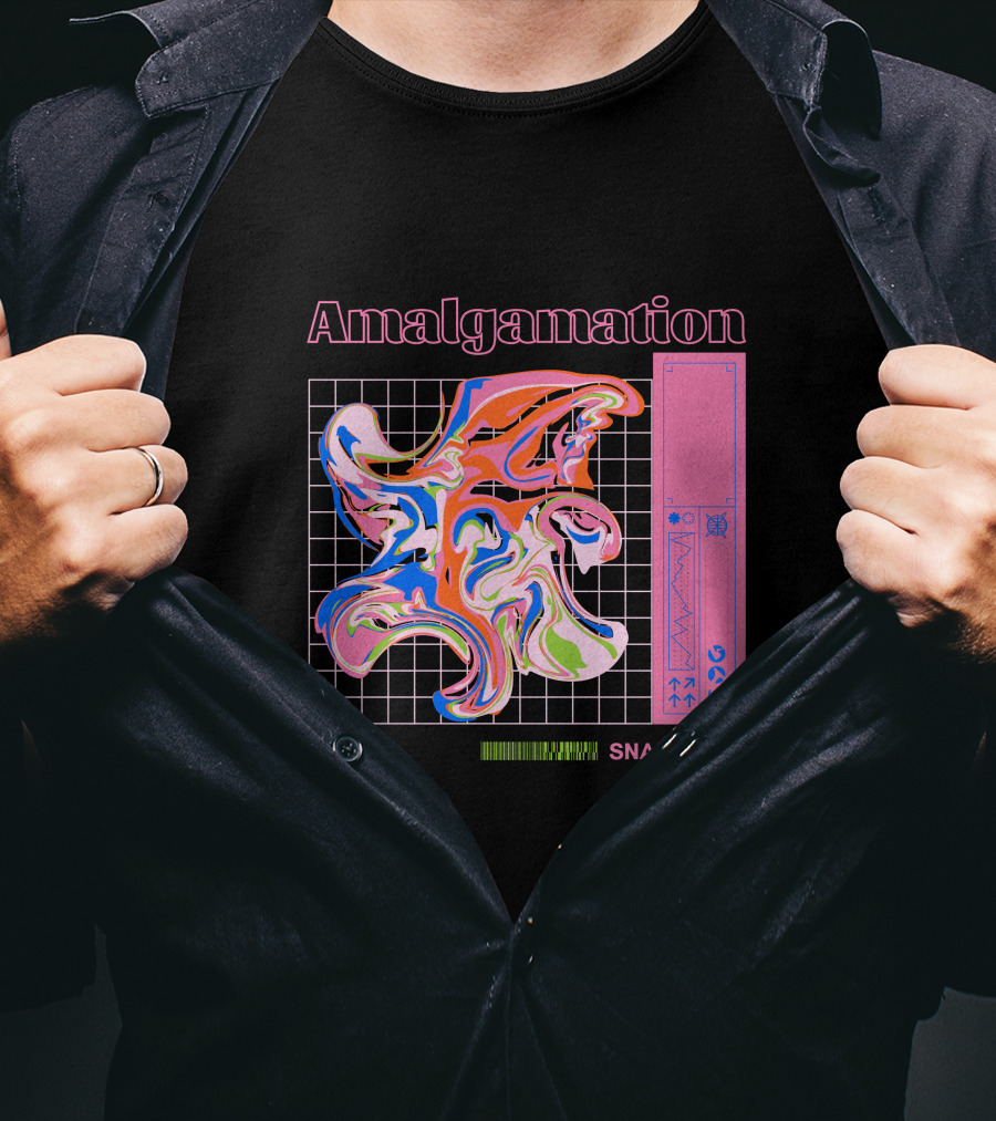 Amalgamation Snake King Distortion T-Shirt