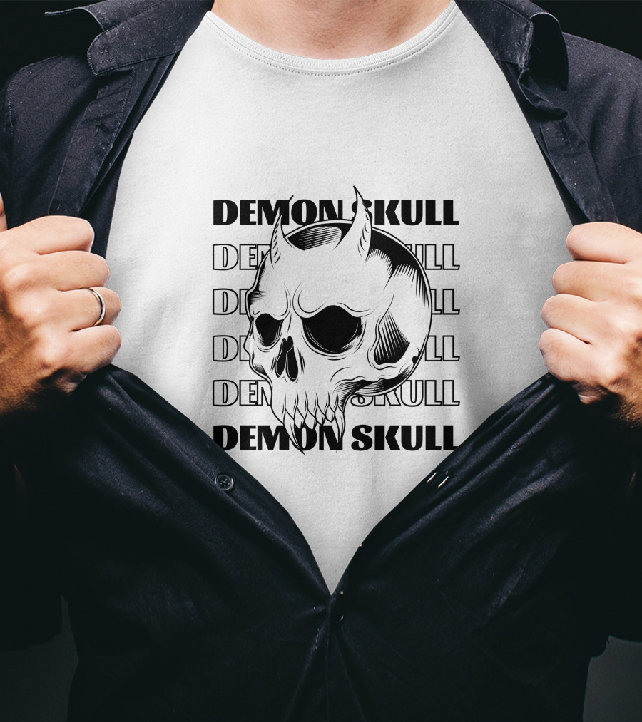 Demon Skull Demon Skull Demon Skull Demon Skull Demon Skull T-Shirt