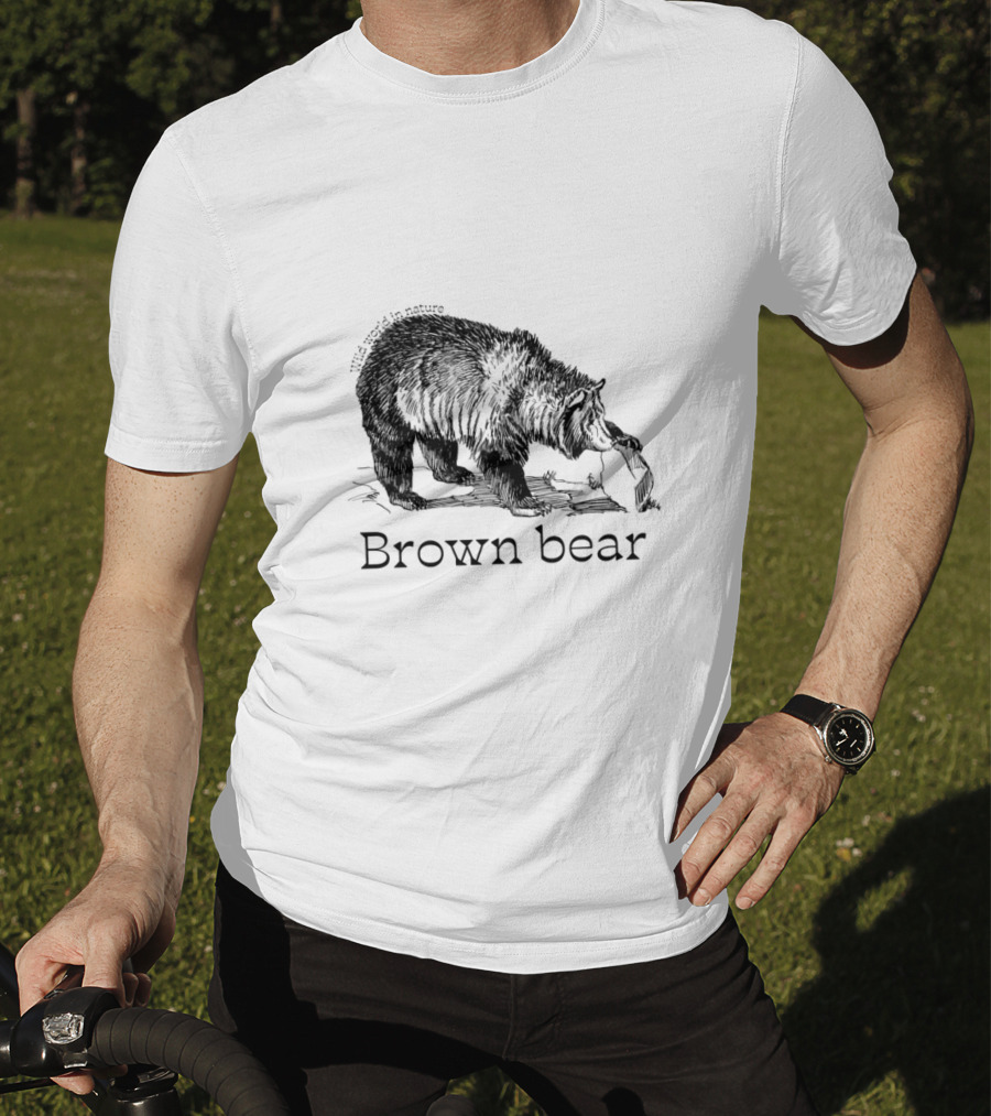 Wild World In Nature Brown Bear T-Shirt