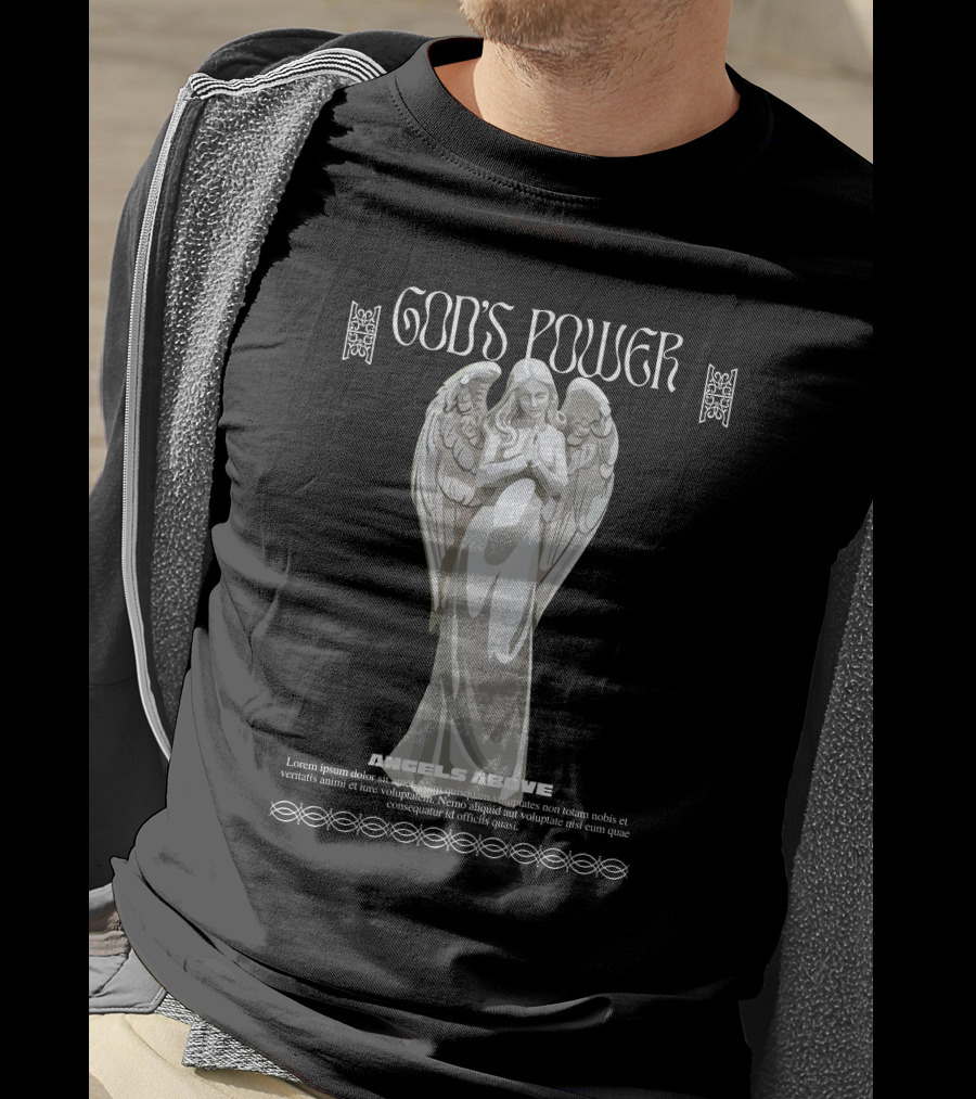 God's Power Angels Above T-Shirt