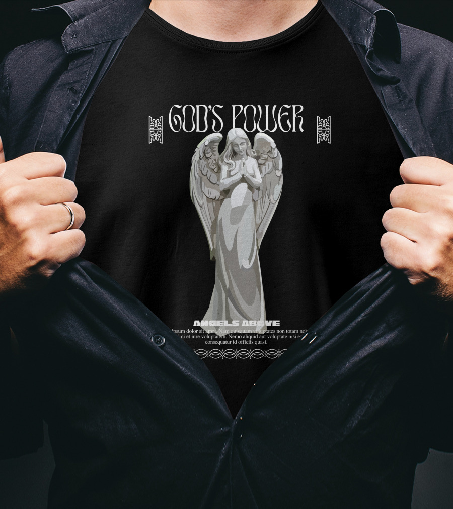 God's Power Angels Above T-Shirt