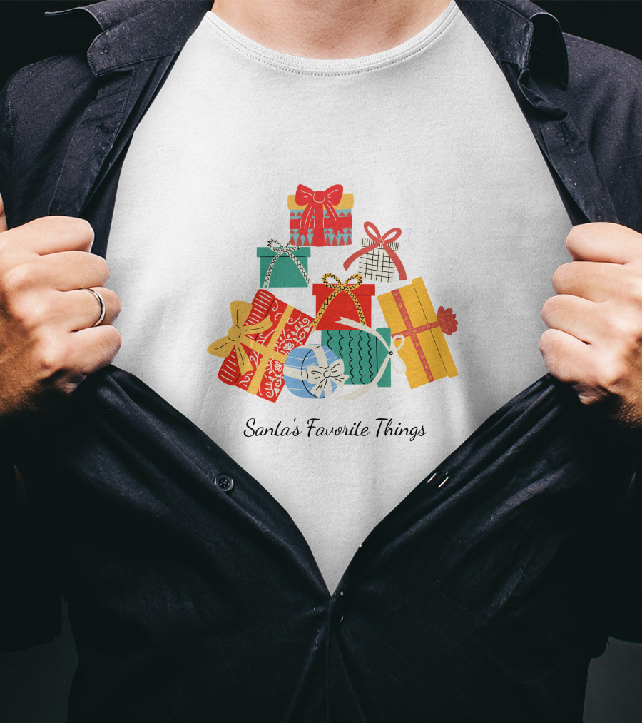 Santa's Favorite Things Presents T-Shirt