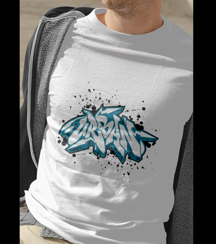 Urban Rebellious Personality Graffiti T-Shirt