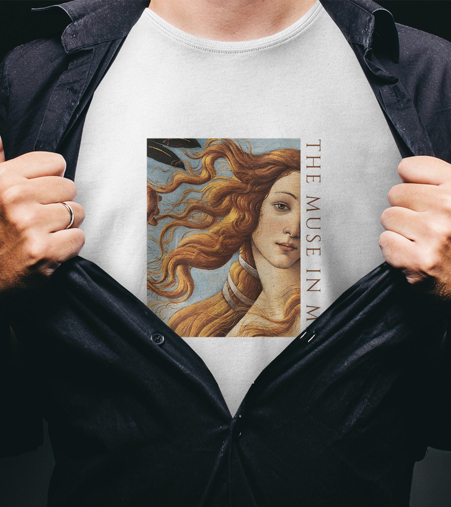 The Muse In Me Botticelli Venus T-Shirt
