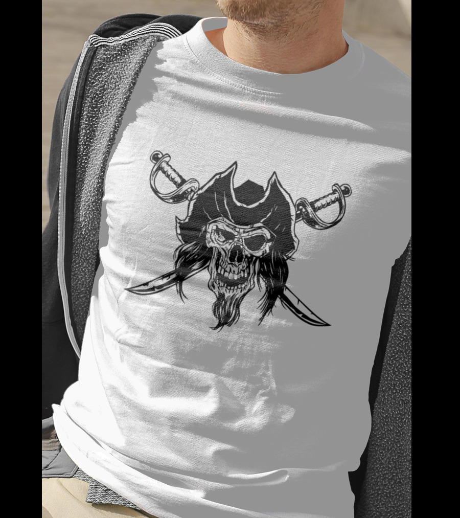 Pirate Skull With Crossed Swords T-Shirt