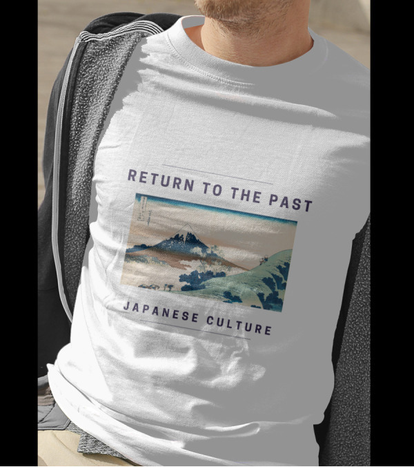 RETURN TO THE PAST JAPANESE CULTURE MOUNT FUJI Ukiyo-e T-Shirt