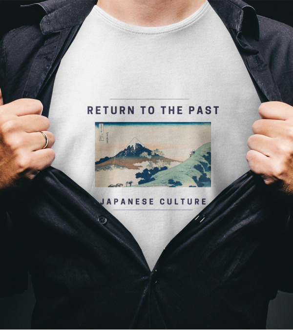 RETURN TO THE PAST JAPANESE CULTURE MOUNT FUJI Ukiyo-e T-Shirt