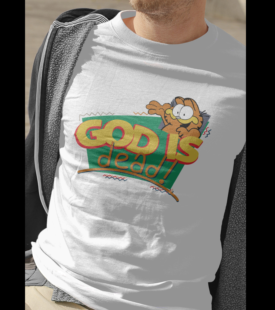 God Is Dead Garfield T-Shirt