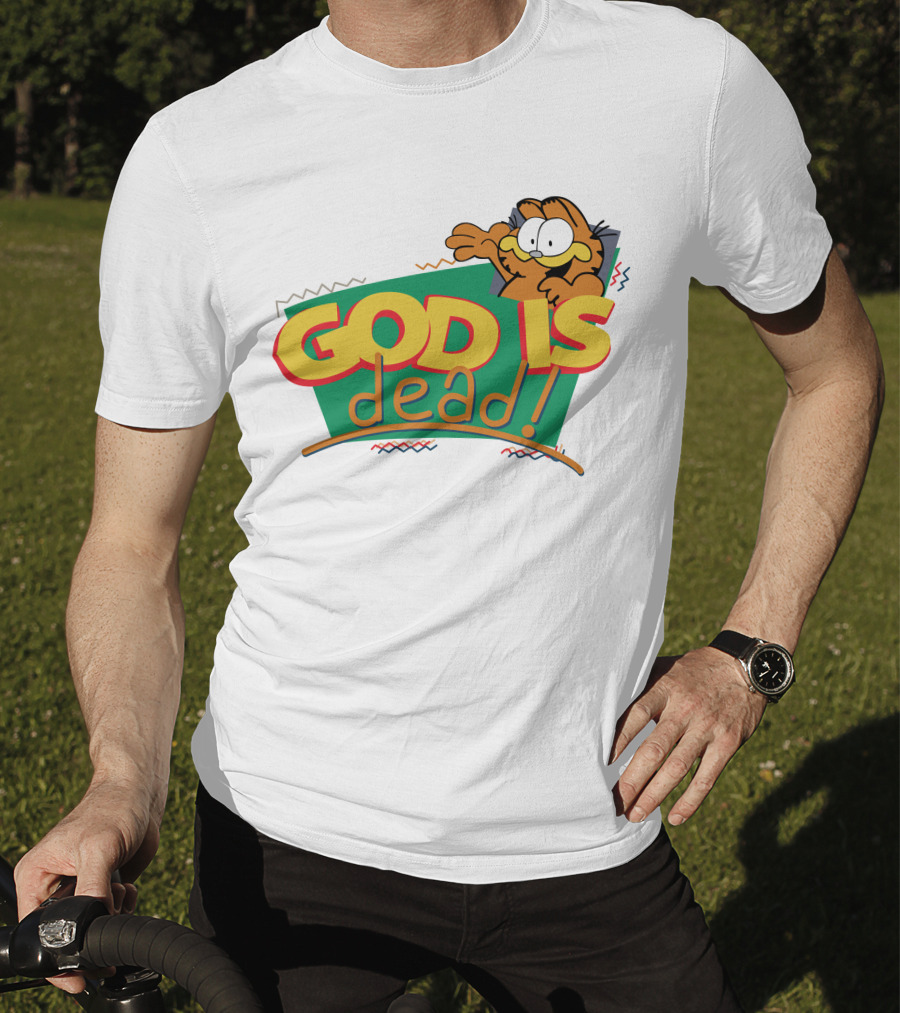 God Is Dead Garfield T-Shirt