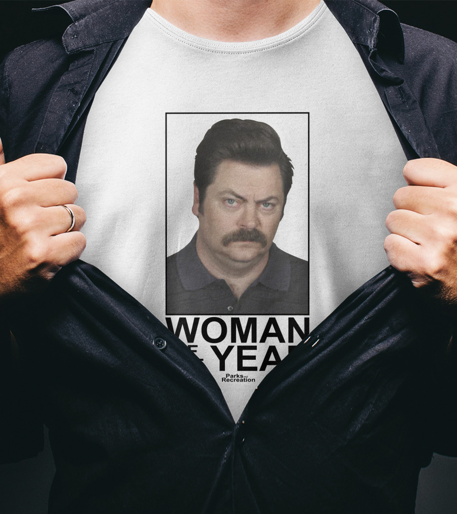 Ron Swanson Woman Of The Year Parks And Recreation T-Shirt