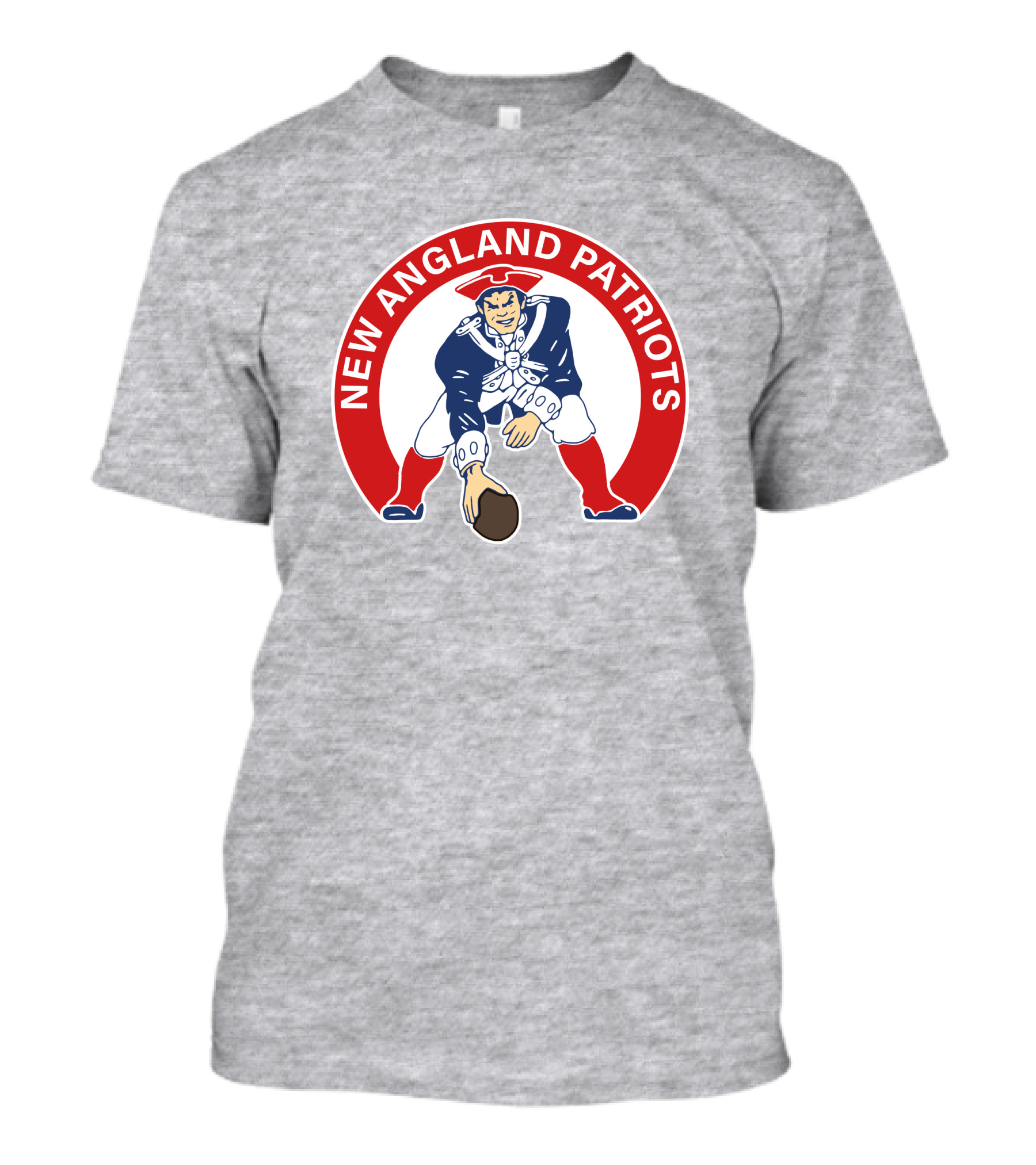 New England Patriots Classic Logo Print T-Shirt