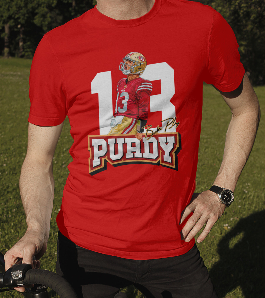 13 Brock Purdy Football Jersey San Francisco Player T-Shirt