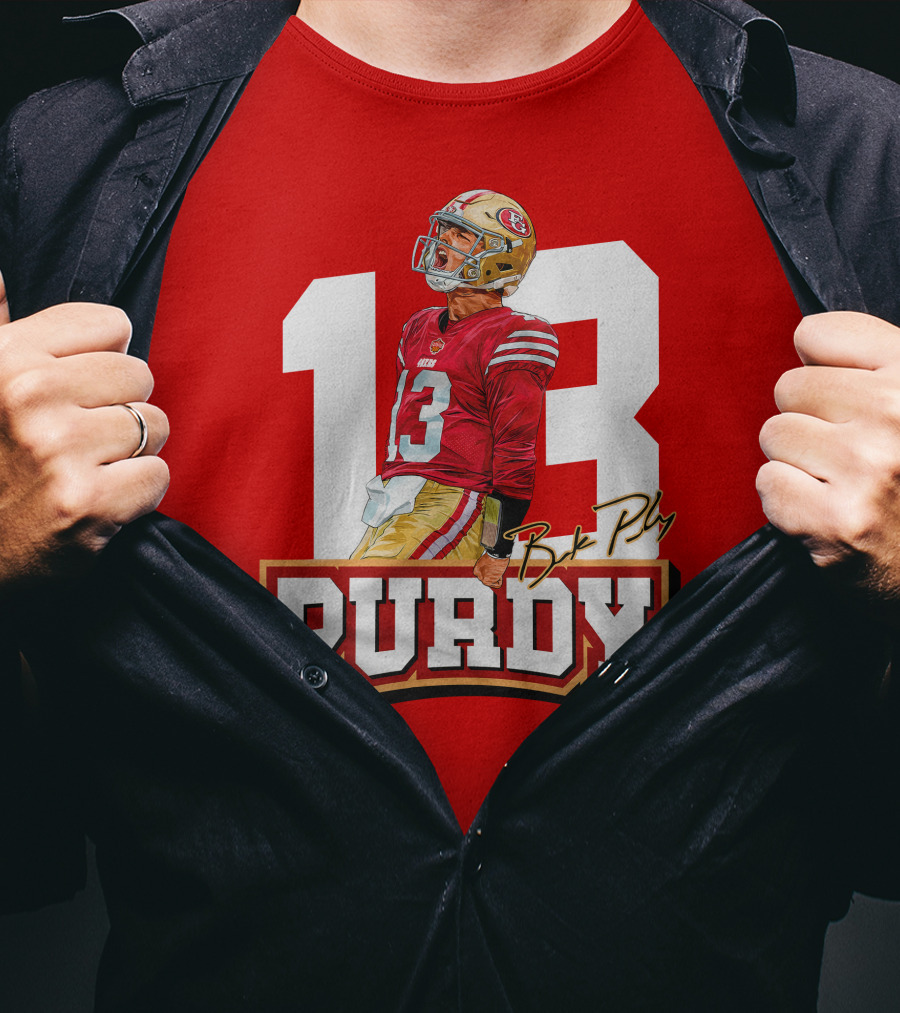 13 Brock Purdy Football Jersey San Francisco Player T-Shirt