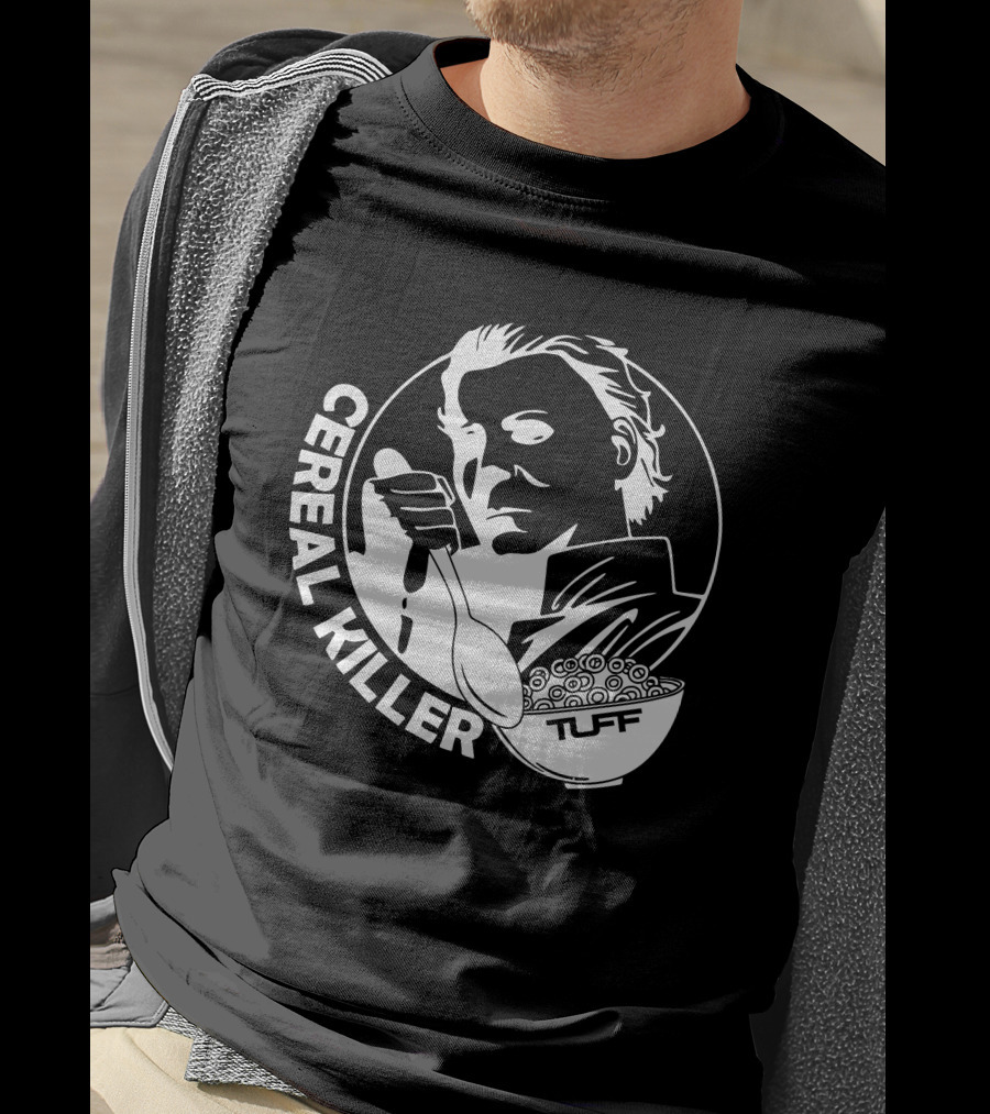 Cereal Killer Breakfast Humor Vintage T-Shirt