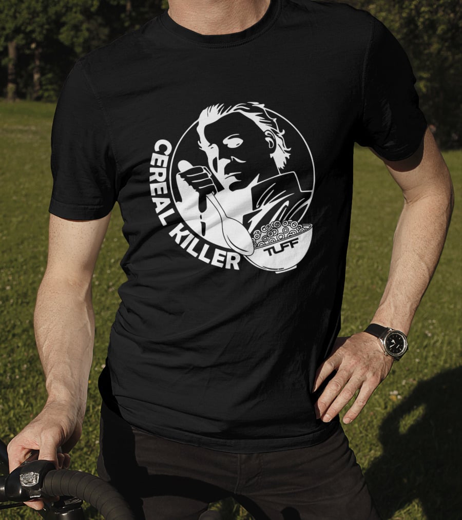 Cereal Killer Breakfast Humor Vintage T-Shirt