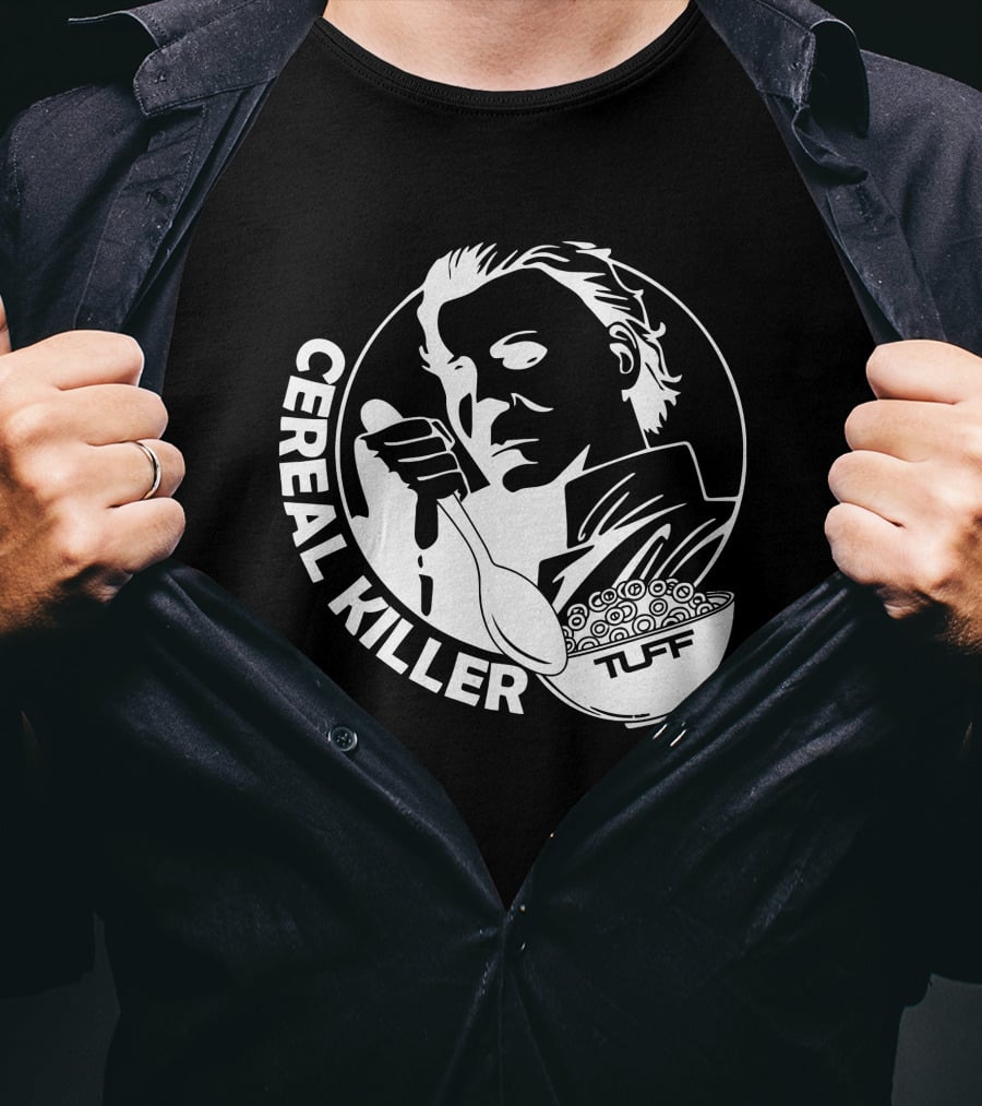 Cereal Killer Breakfast Humor Vintage T-Shirt