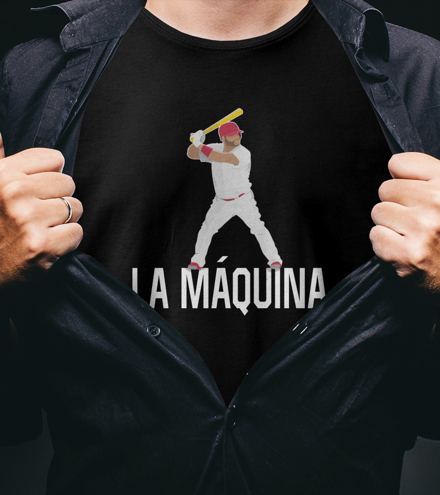 La Máquina Baseball Player With Bat Iconic Pose T-Shirt