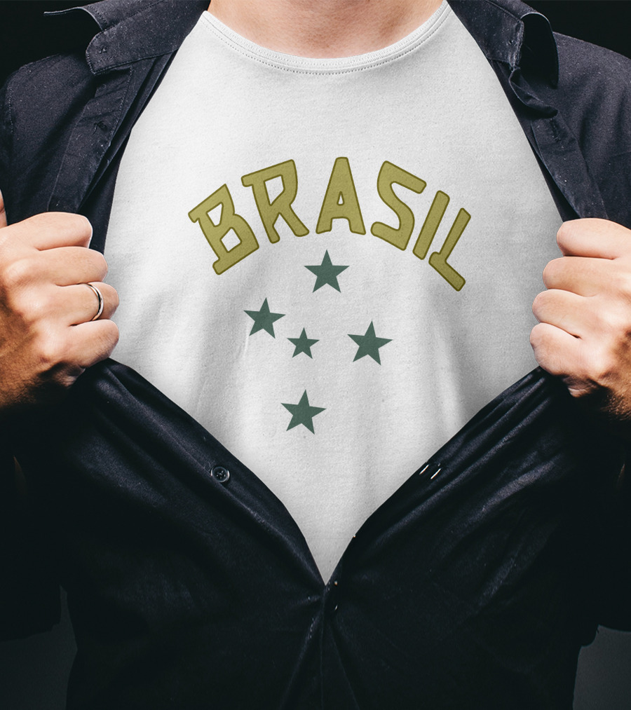 BRASIL Five Stars T-Shirt