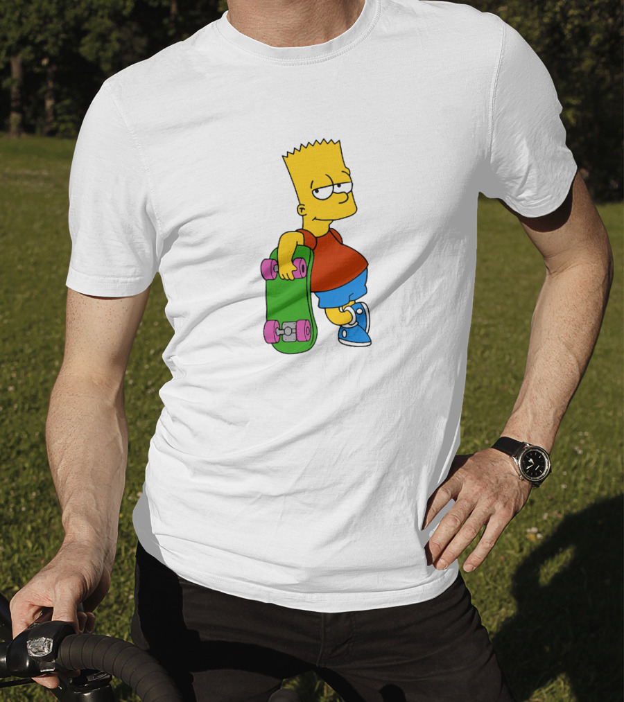 Bart Simpson Skateboard T-Shirt