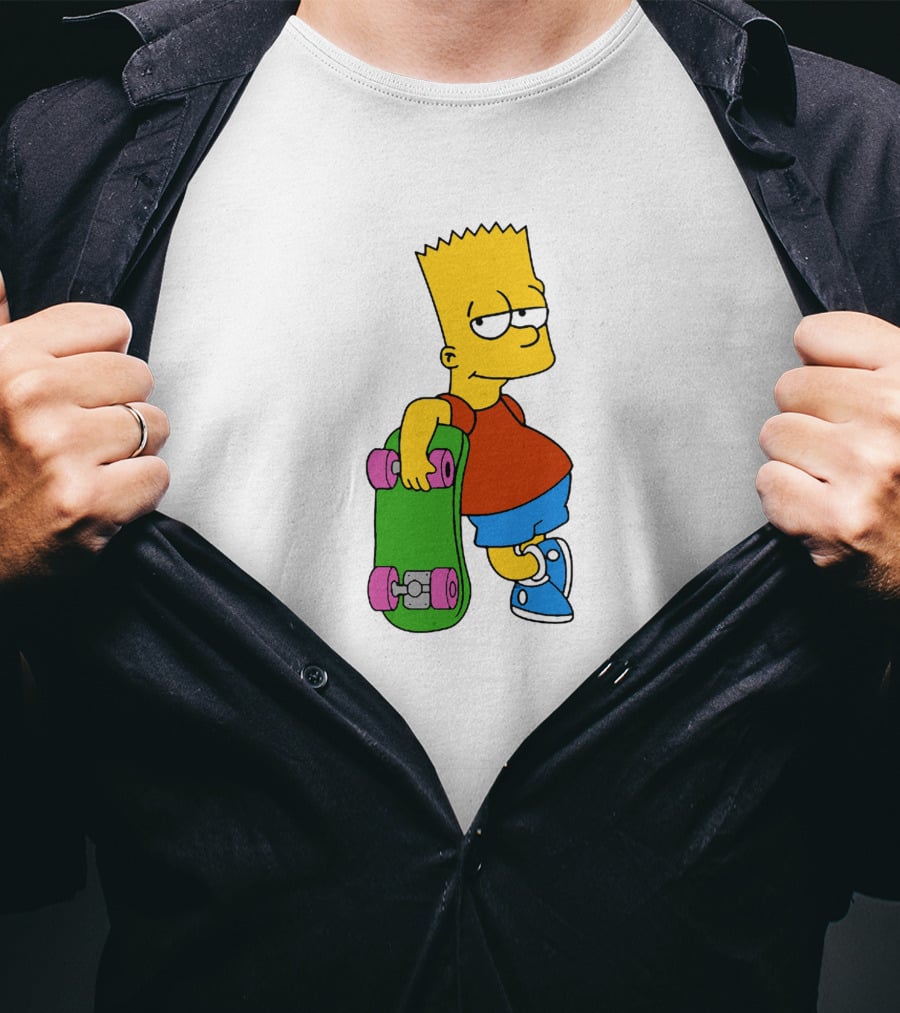 Bart Simpson Skateboard T-Shirt