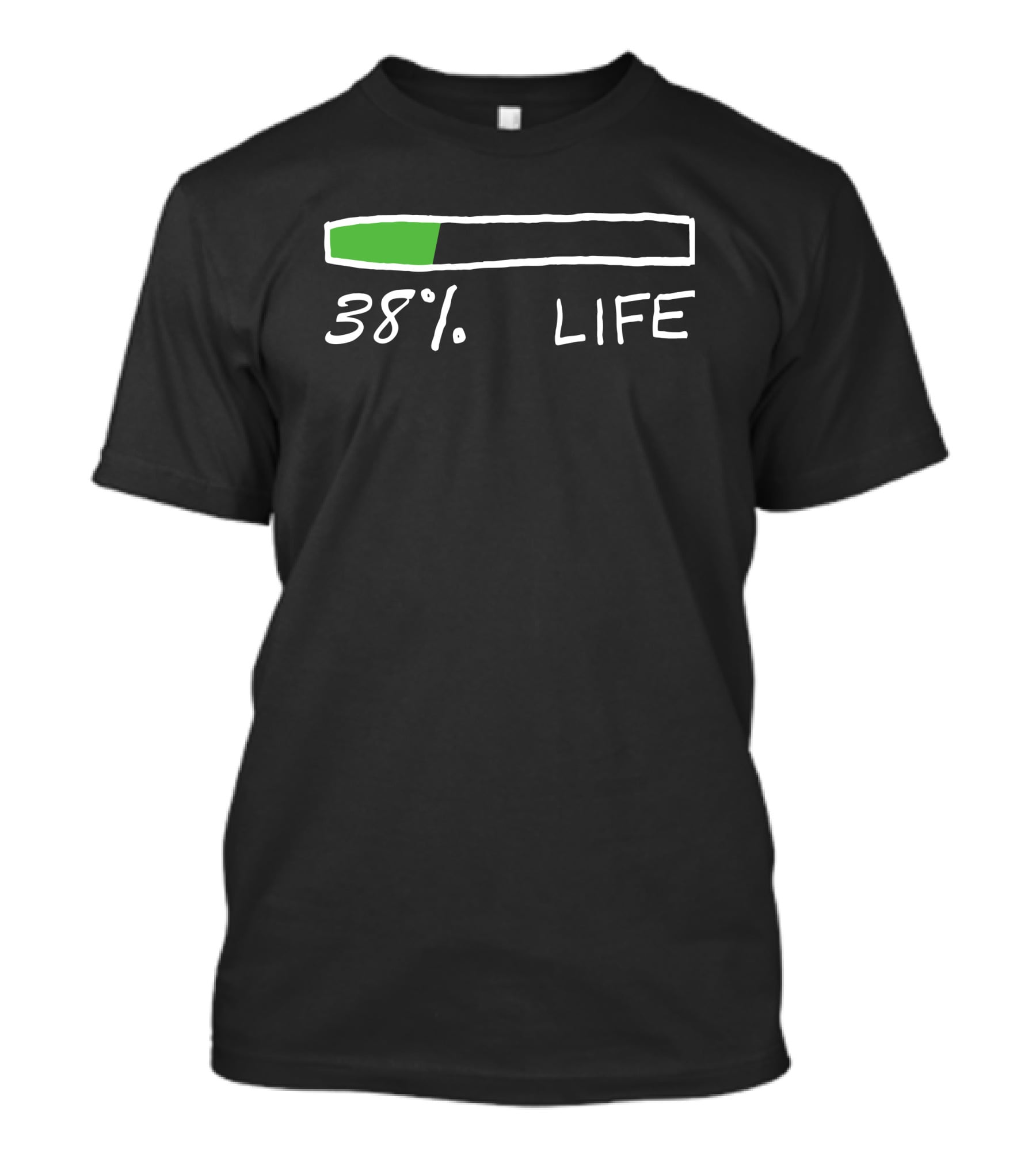 Nas Daily 38% Life Progress Bar T-Shirt
