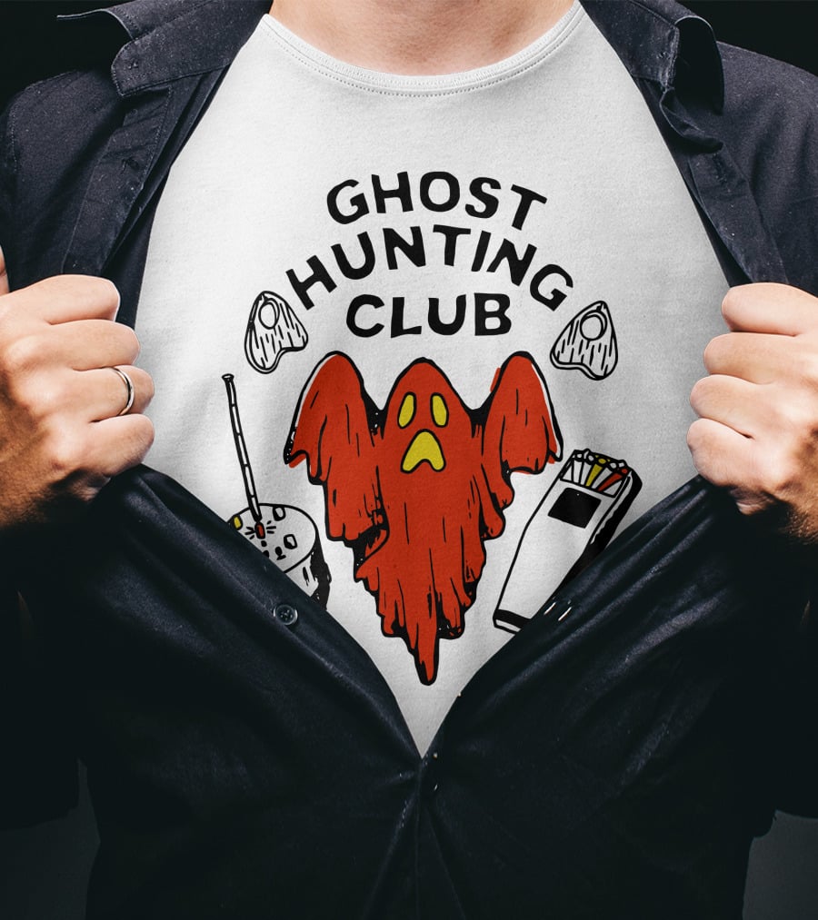 Ghost Hunting Club Palettes Ghost Detection Tools T-Shirt