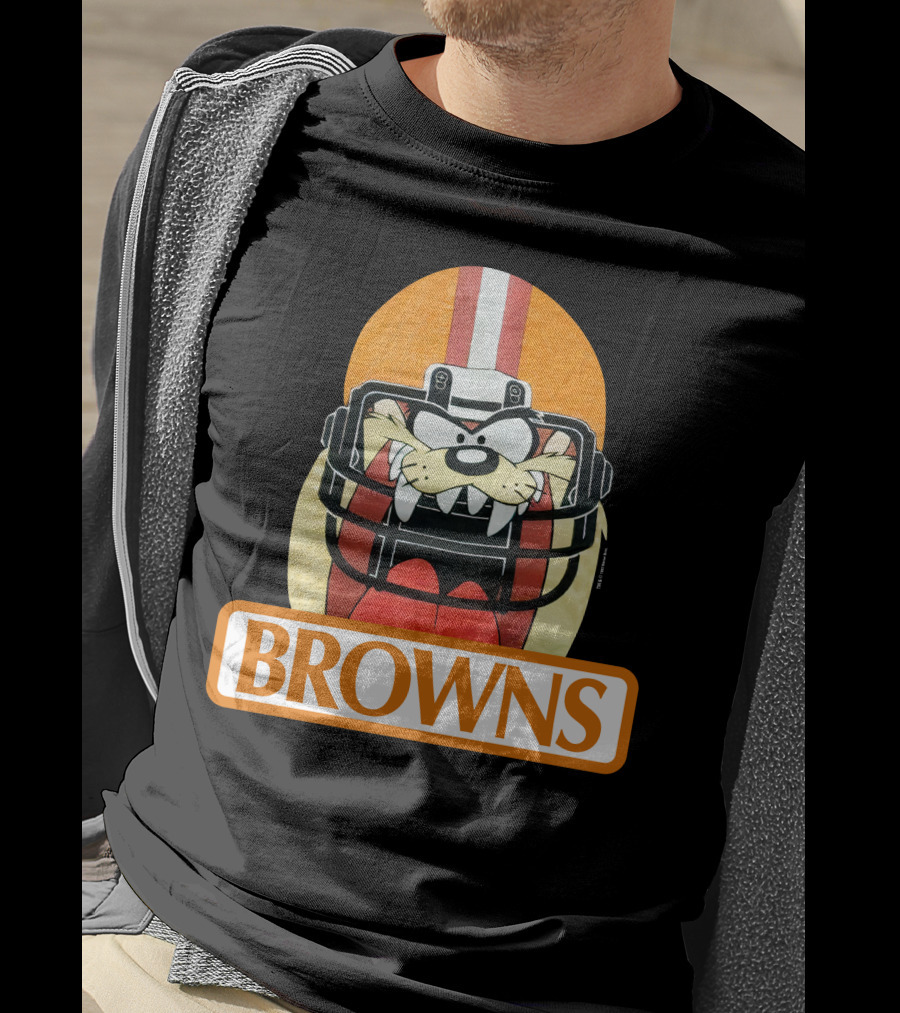 Browns Taz Football Helmet Jake Paul T-Shirt