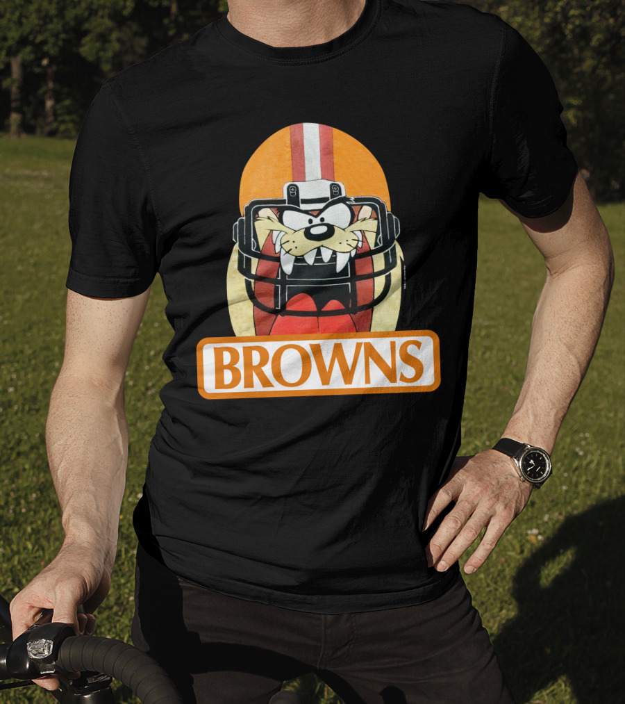 Browns Taz Football Helmet Jake Paul T-Shirt