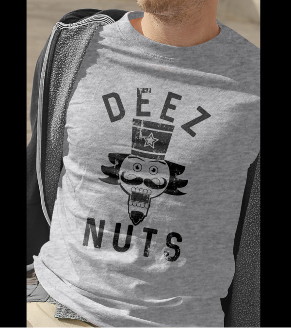 Deez Nuts Nutcracker Face Star Hat T-Shirt