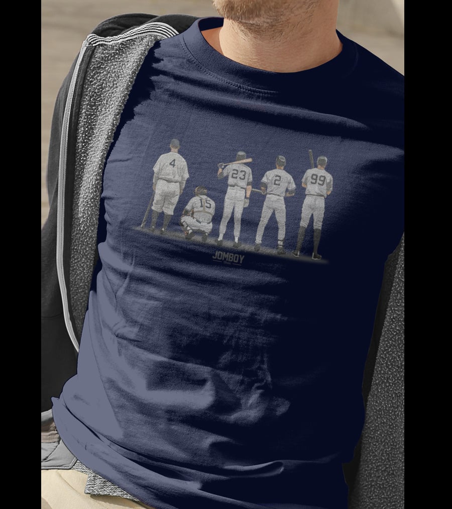 Jomboy Media The Captains Baseball Legends 4 15 23 2 99 T-Shirt