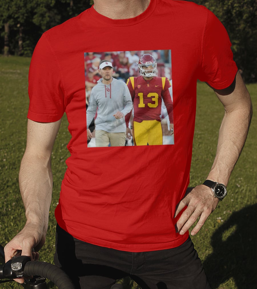 Lincoln Riley And Caleb Williams USC Football Collaboration T-Shirt