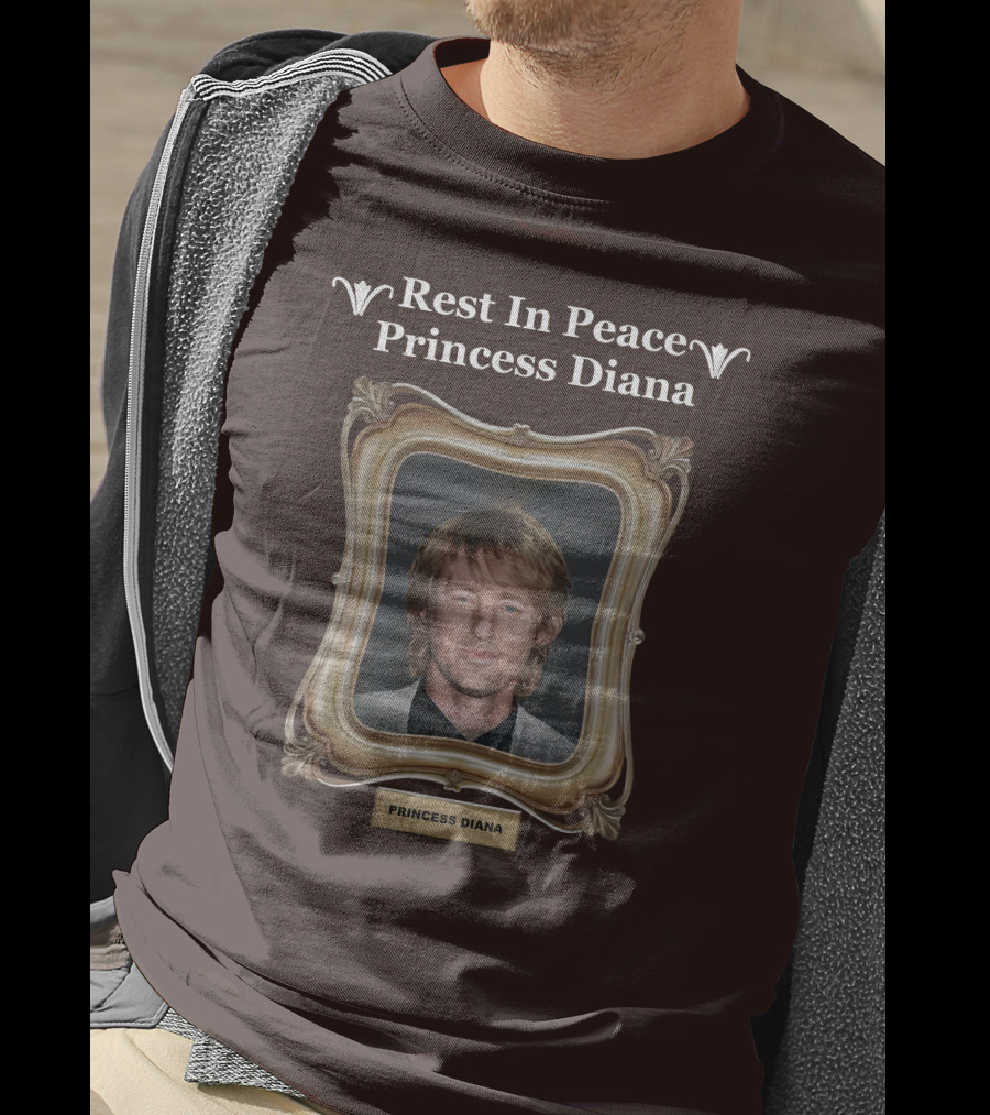 Rest In Peace Princess Diana Owen Wilson Frame T-Shirt