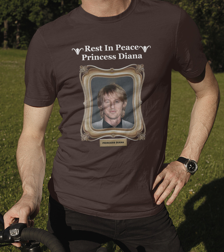 Rest In Peace Princess Diana Owen Wilson Frame T-Shirt