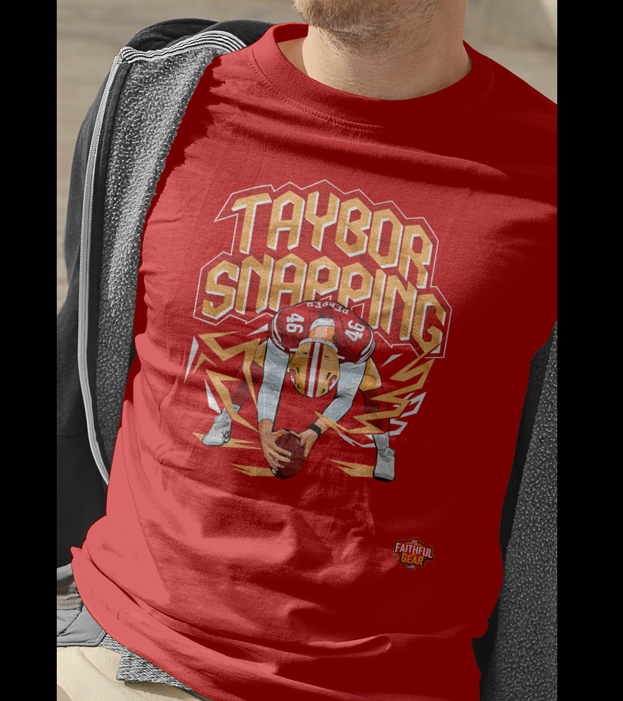 Taybor Snapping Faithful Gear 49 Football T-Shirt