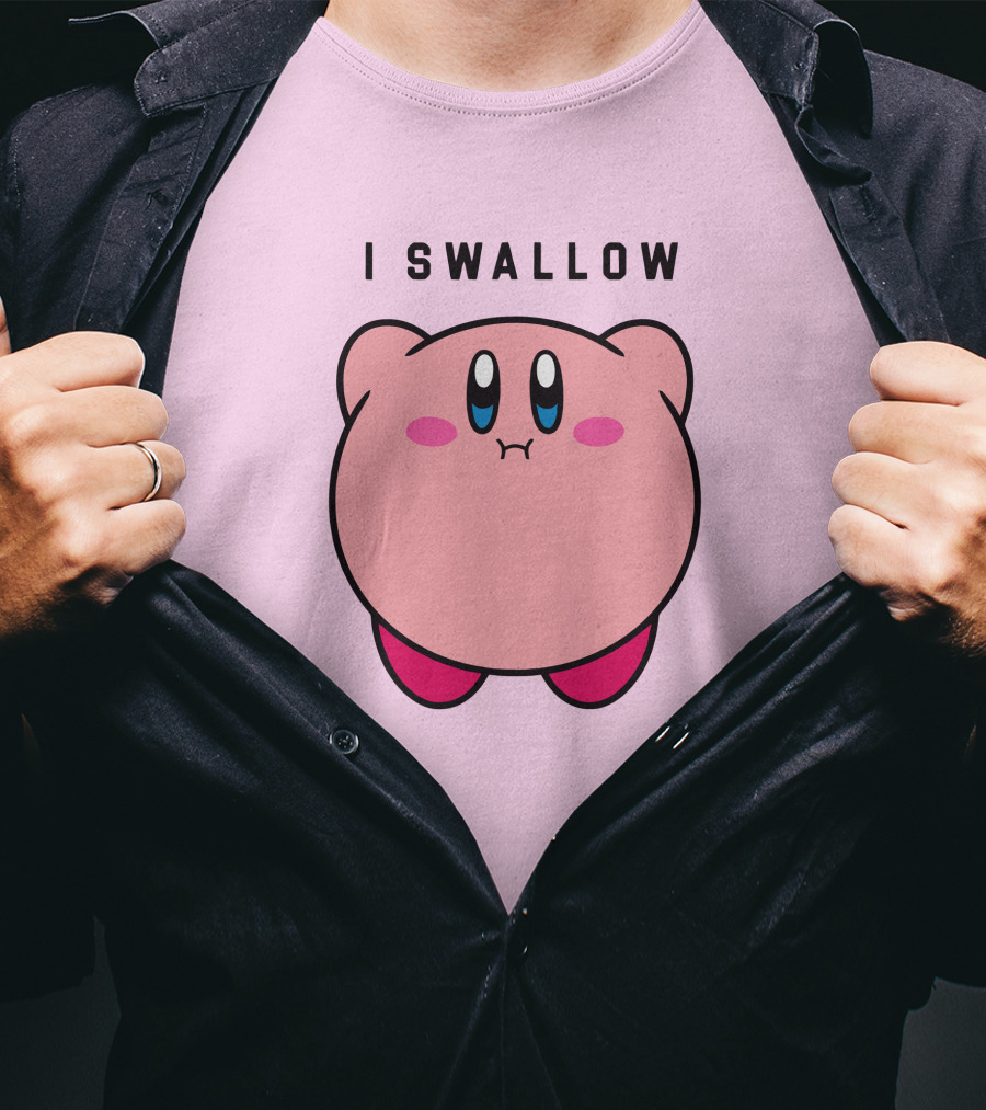 Kirby I Swallow Retro Gaming T-Shirt