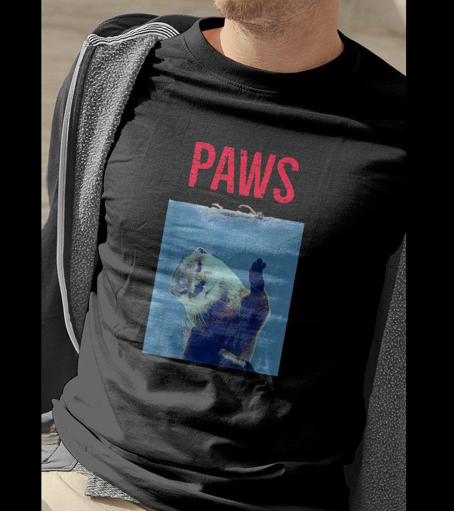 PAWS Funny Otter Jaws T-Shirt