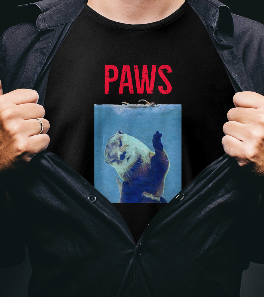 PAWS Funny Otter Jaws T-Shirt