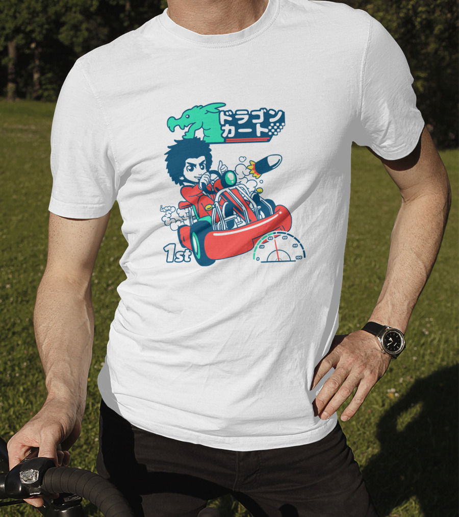 1st Place Racing With Rocket Power And Speedometer T-Shirt