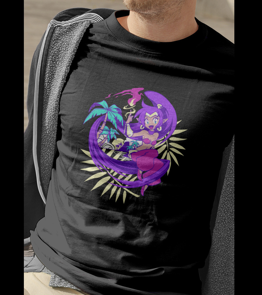 Shantae Tropical Trickster Palm Magic Fusion T-Shirt