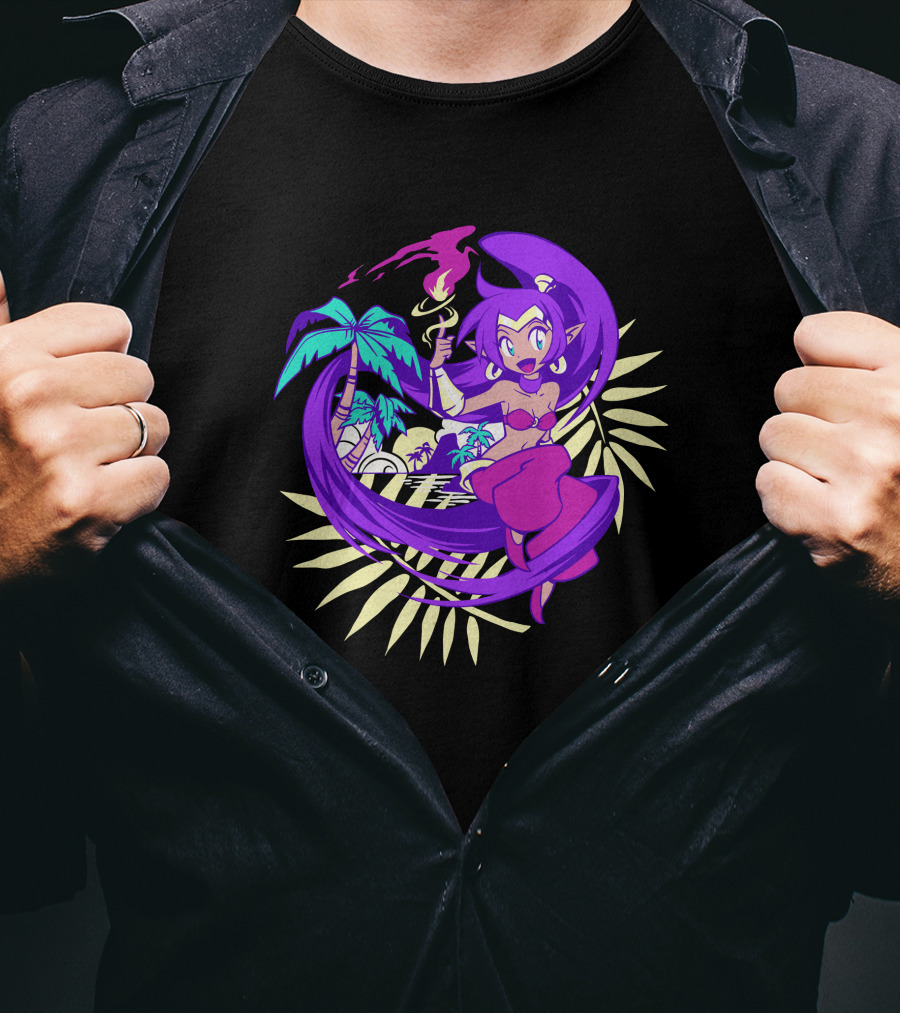Shantae Tropical Trickster Palm Magic Fusion T-Shirt