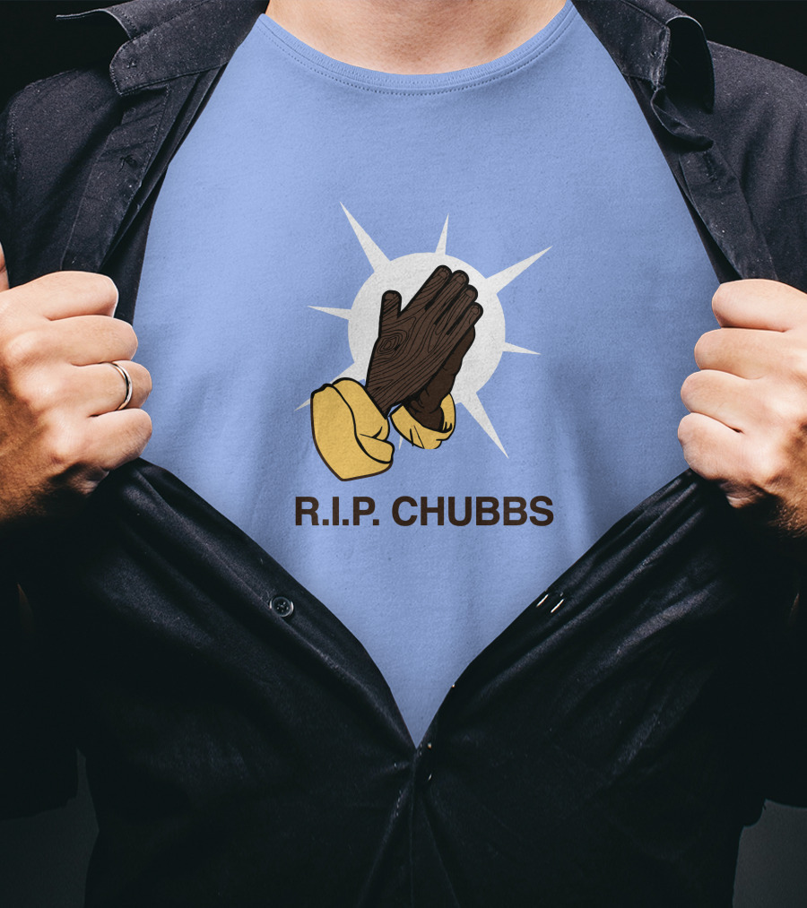 R.I.P. Chubbs Praying Hands T-Shirt
