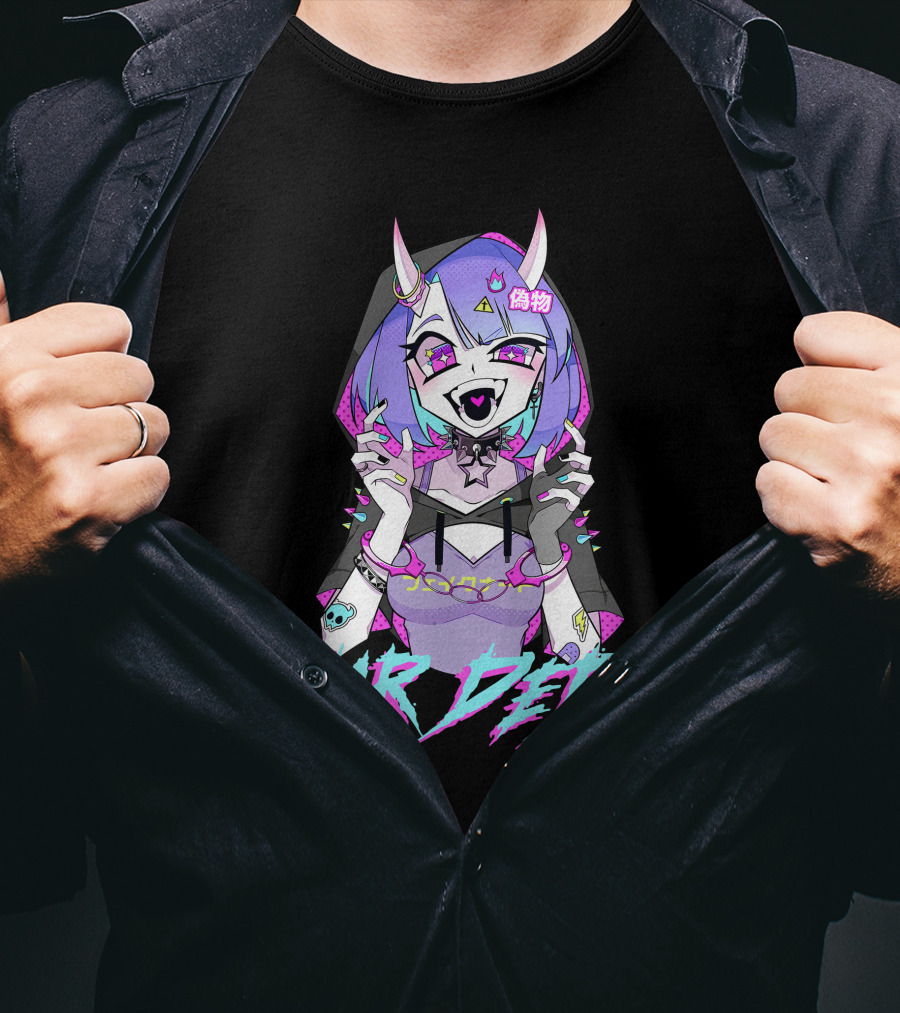 UR DED Kawaii Demon Anime Aesthetic T-Shirt
