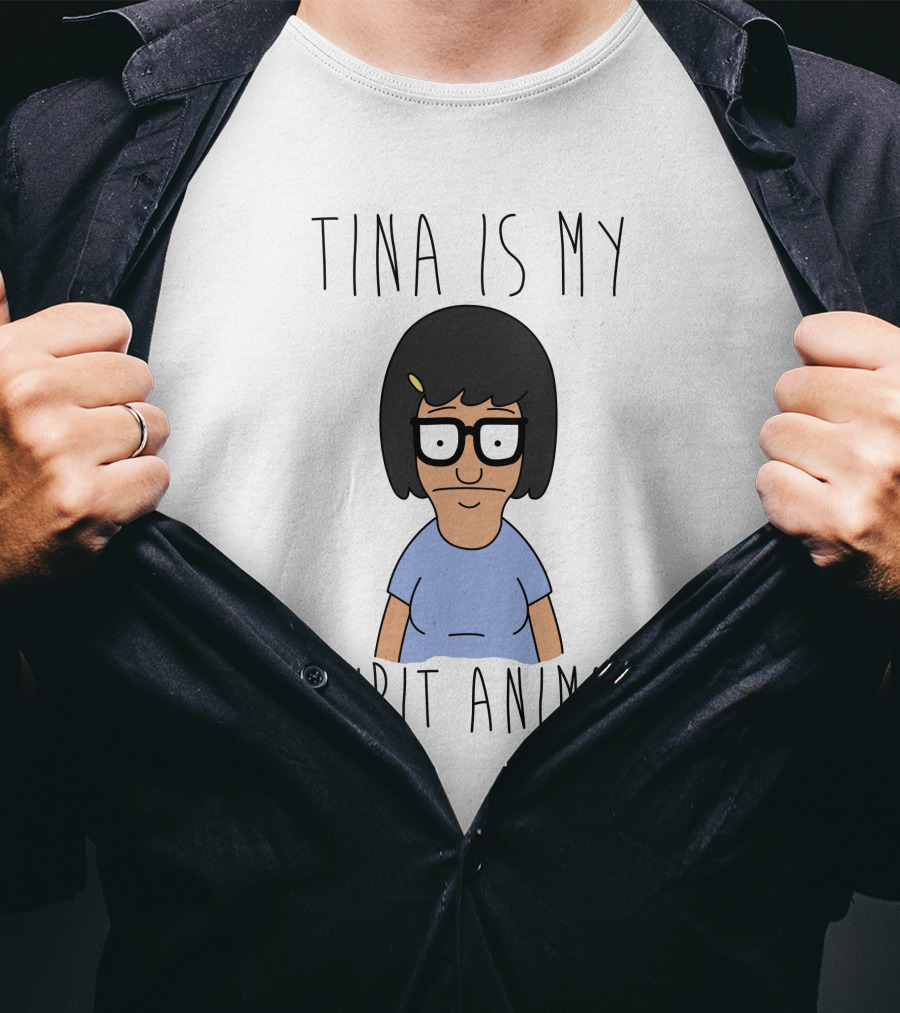 Tina Is My Spirit Animal Bob's Burgers Character Image T-Shirt