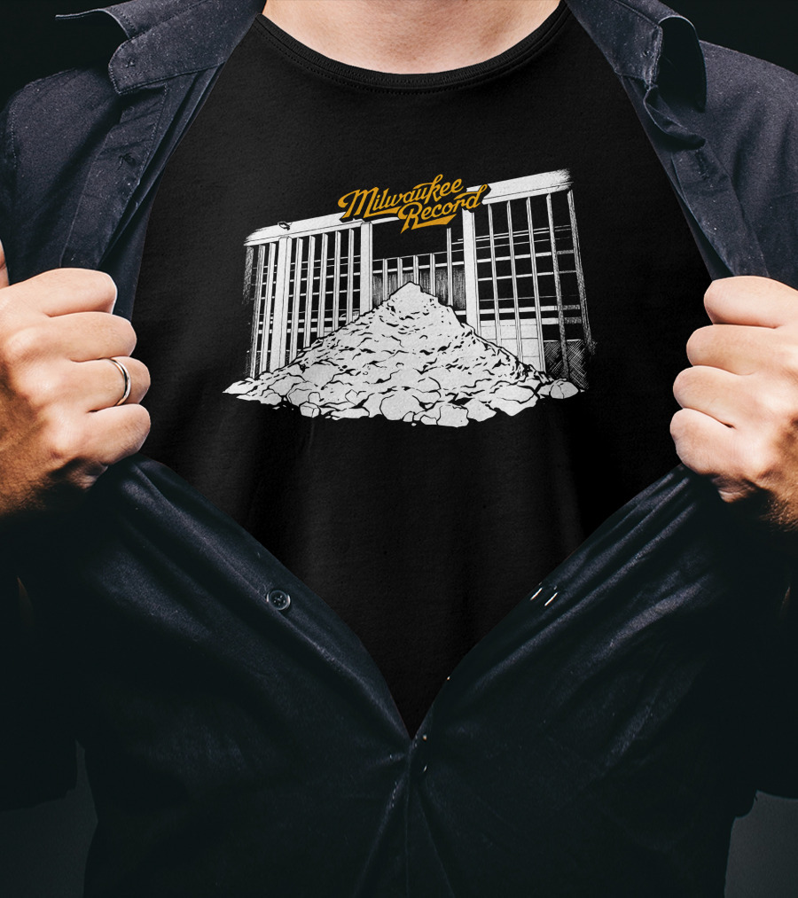 Milwaukee Record Snow Pile T-Shirt