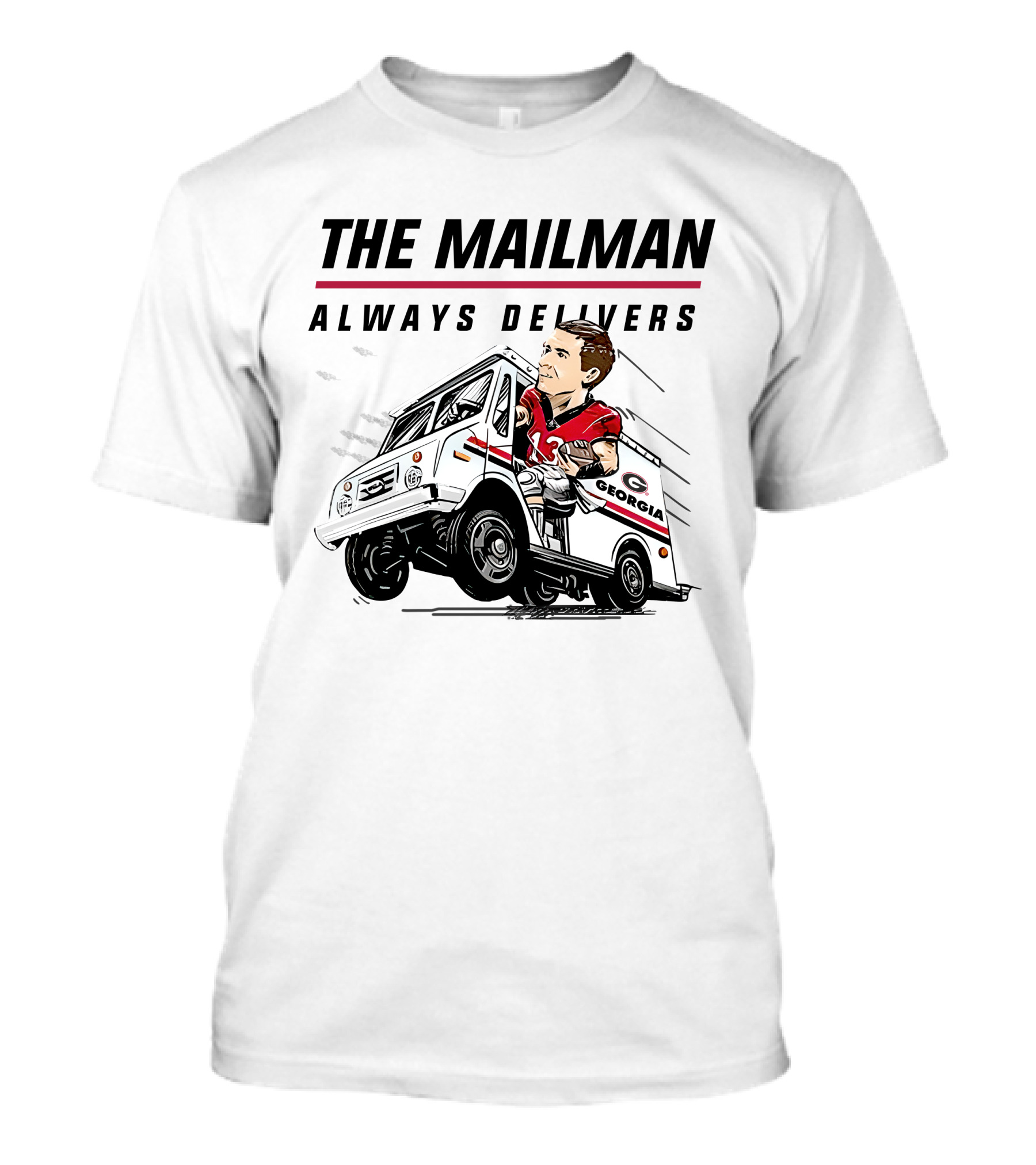 The Mailman Always Delivers Georgia Football Player T-Shirt