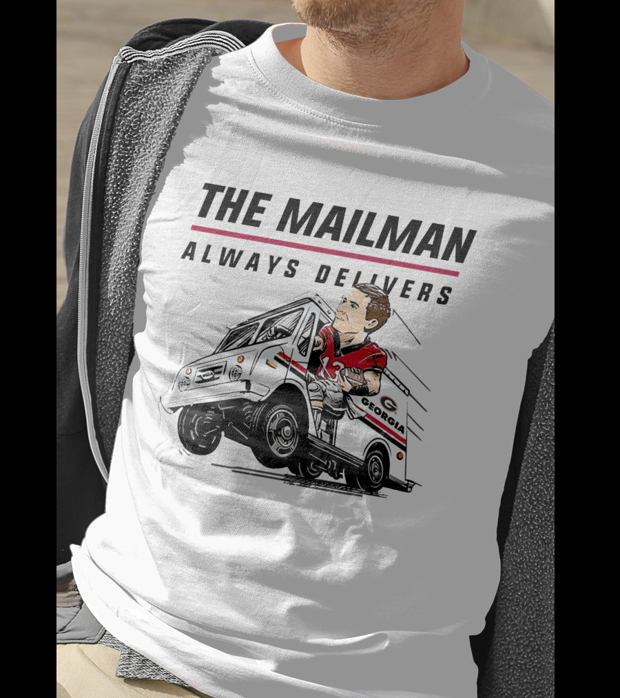 The Mailman Always Delivers Georgia Football Player T-Shirt