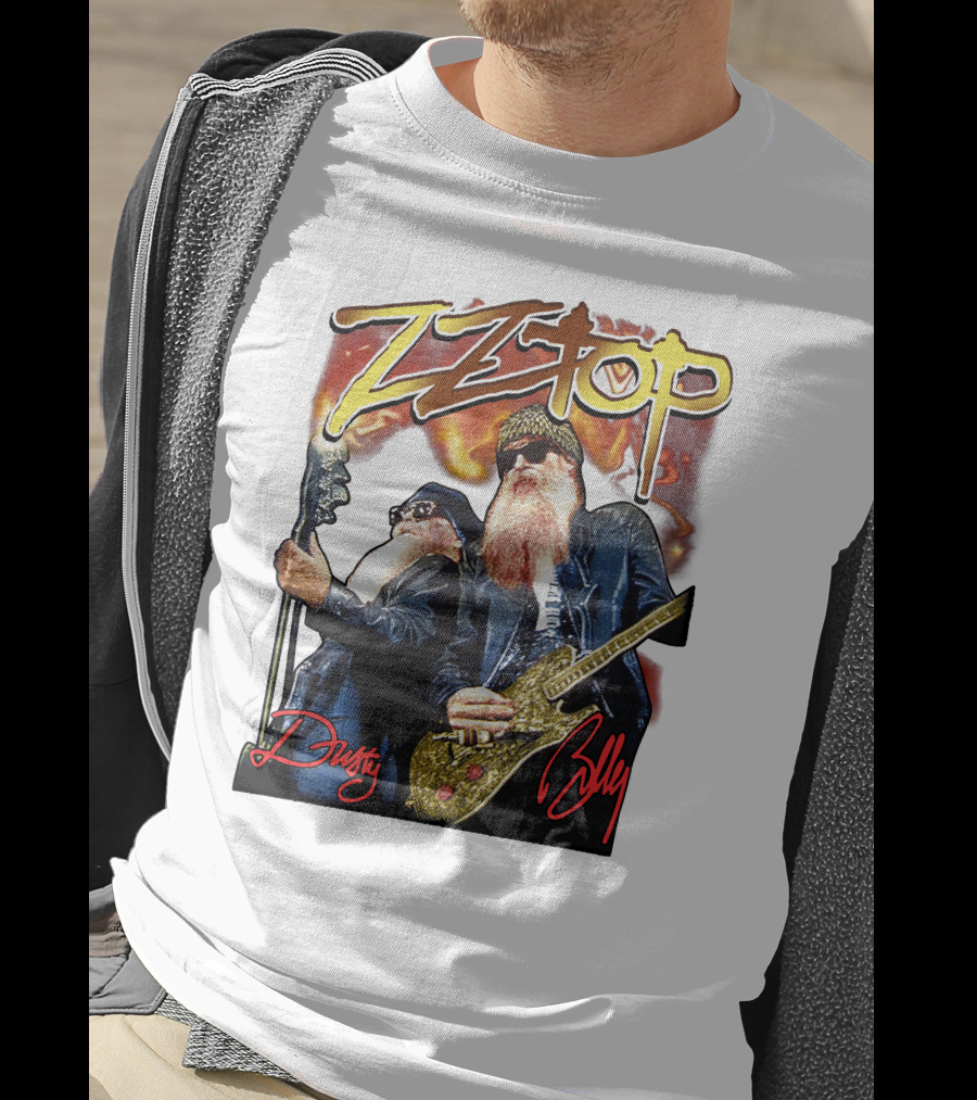 ZZ Top Live Since 1969 Vintage Dusty Billy T-Shirt