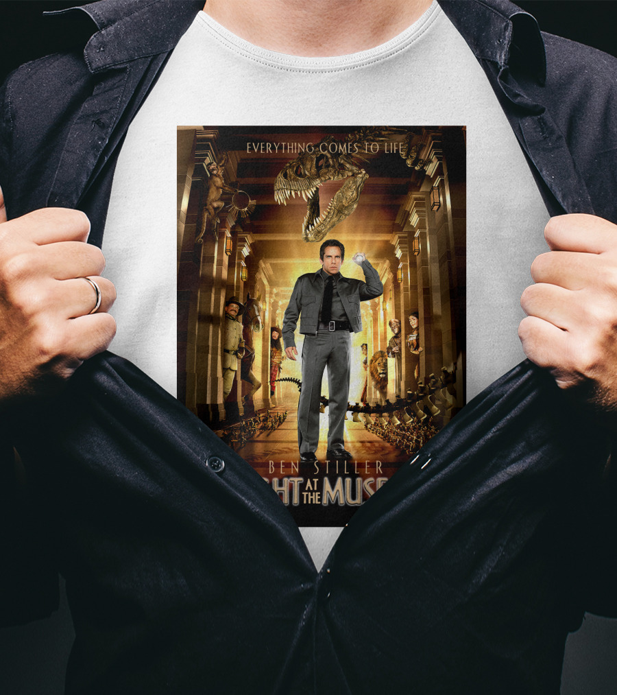 Night At The Museum Everything Comes To Life Ben Stiller T-Shirt